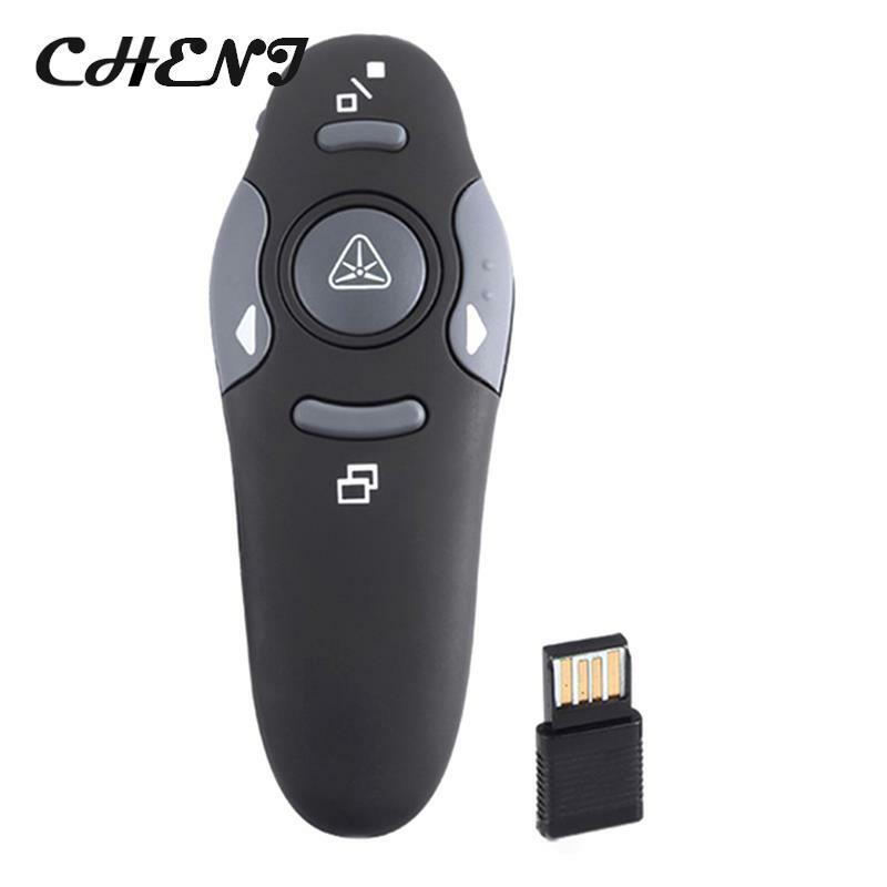 2.4GHz Wireless USB Powerpoint Presentation PPT Flip Pen Pointer Clicker Presenter with Red Light Remote Control for Teacher