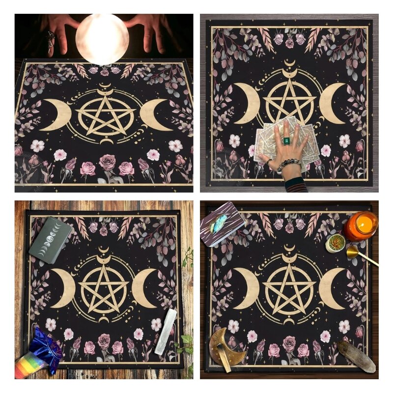 Board Game Pad Astrological Oracles Table Cover Card Mat Divinations Tablecloth