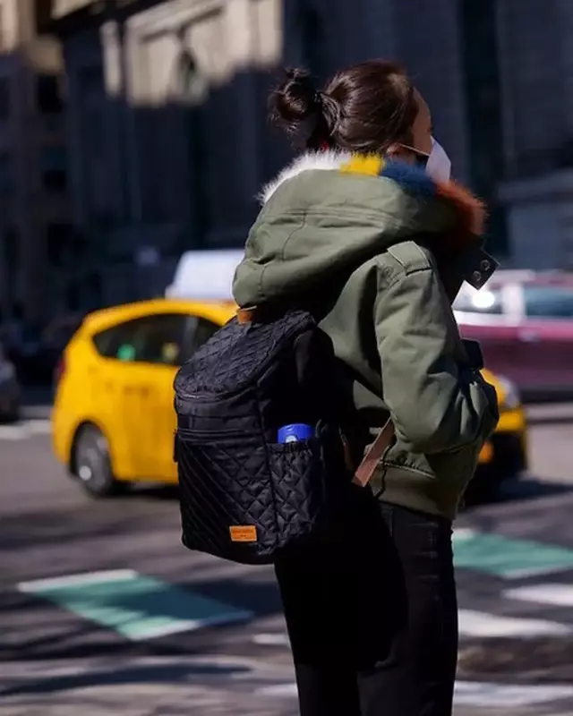 Multifuncional bebê fralda saco mochila, saco de fraldas, organizador com garrafa térmica de leite, sacos para mamãe, nova moda, 2022