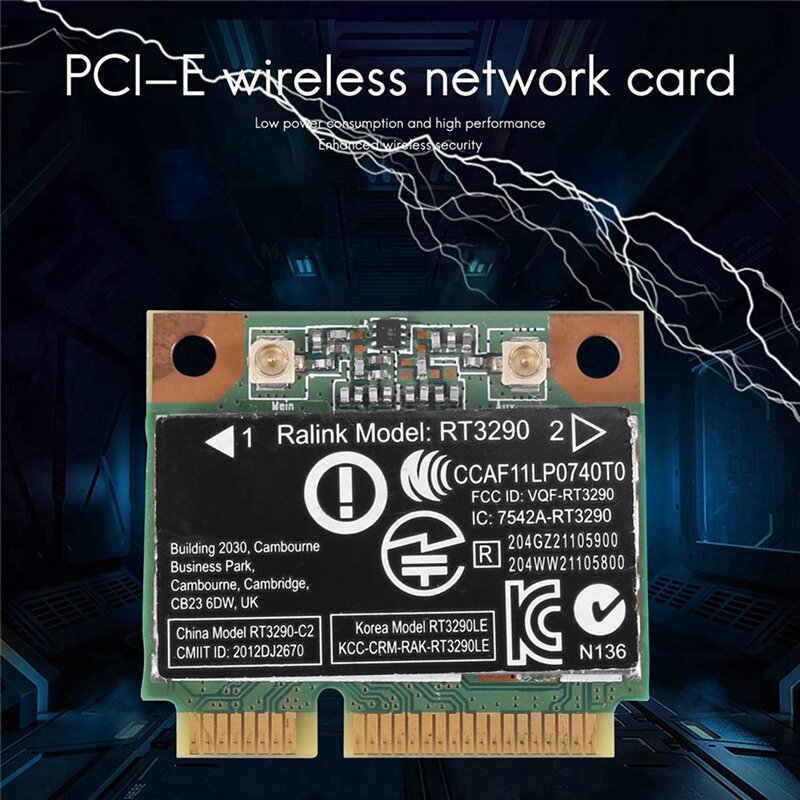 Беспроводная Wi-Fi сетевая карта 10X RT3290, 150 Мбит/с, Bluetooth-совместима с HP Pavilion G7-2000 Ralink 802.11b/G/N