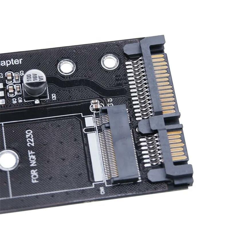 M2 to SATA3 어댑터 카드, 고효율 SATA 3.0 to M.2 SSD 변환 어댑터