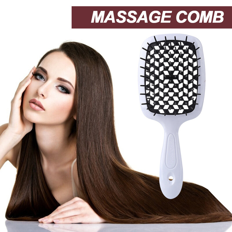 Расческа для волос с воздушной подушкой, Расческа с широкими зубцами для массажа кожи головы, инструмент для парикмахерской, 1 шт.