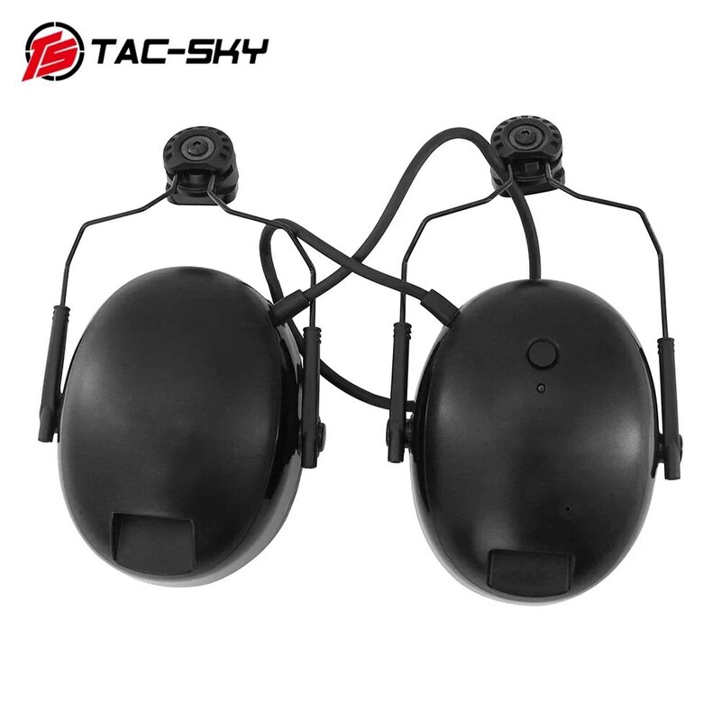 TS TAC-SKY earmuff elektronik Headset taktis adaptor rel busur untuk 3MPelto taktis 300/500 pelindung detak jantung penutup telinga menembak