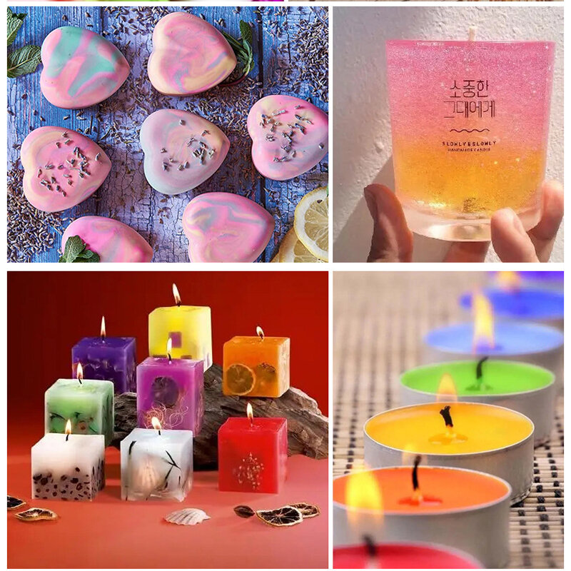 20 Colors Candle Dyes Pigment Aromatherapy Liquid Colorant Pigment DIY Candle Mold Soap Coloring Handmade Crafts Resin Pigment