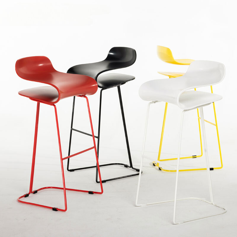 Nowoczesne relaksujące krzesła barowe skandynawska minimalistyczna luksusowe kreatywne krzesła barowe kuchenne wysokie stołki Cadeira dom umeblowanie WZ50BC