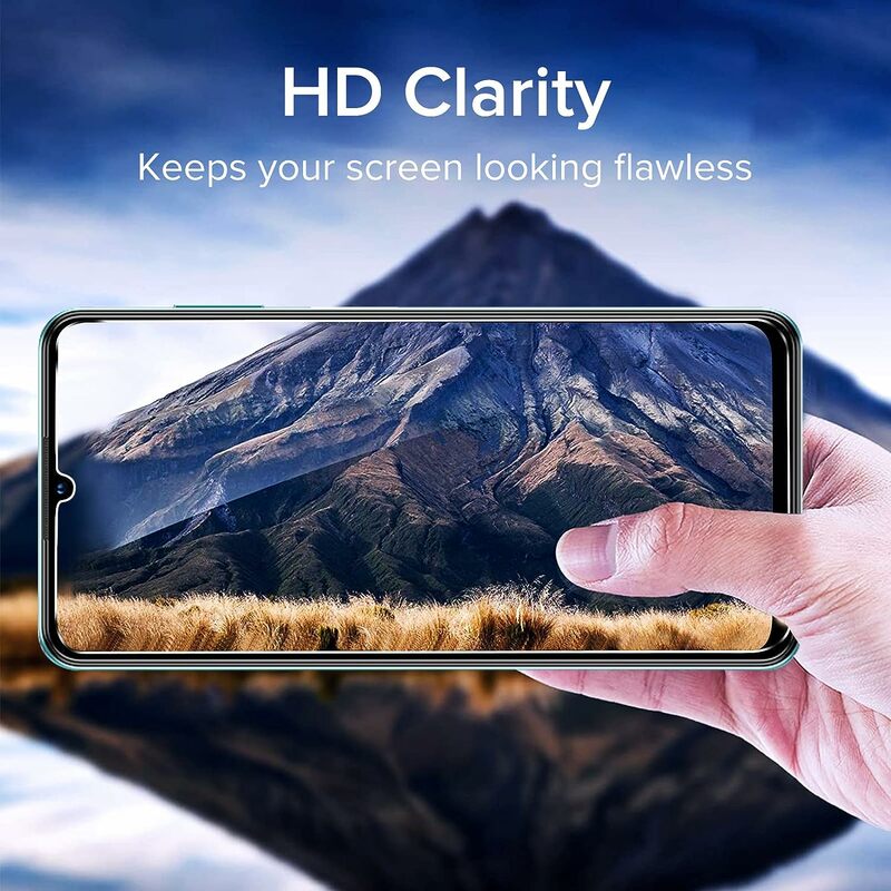 Kaca Tempered untuk Oppo A18, 2/4 buah kaca Film pelindung layar