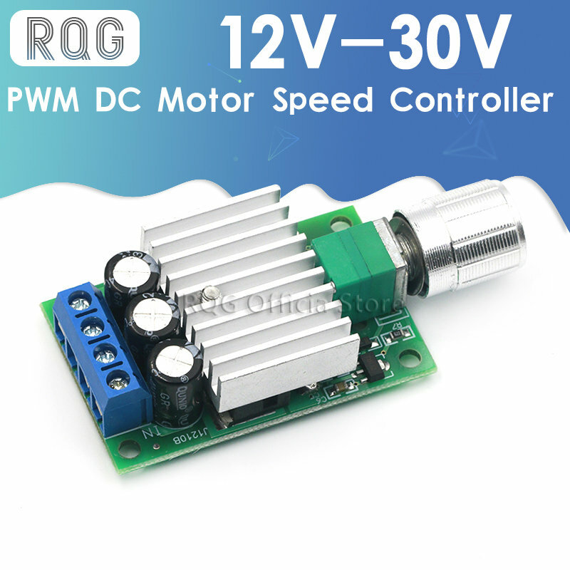 10A 12V-30V Pwm Dc Motor Speed Controller 12V 24V Verstelbare Speed Regulator Dimmer Controle schakelaar Voor Fan Motor Led Licht