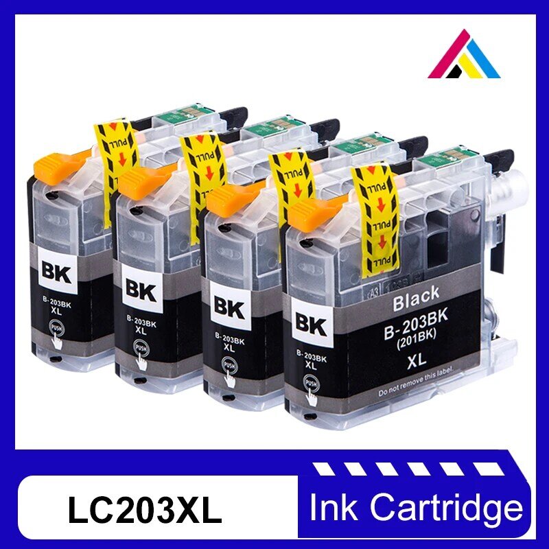 LC203 Cartridge Tinta Kompatibel untuk 203xl untuk Brother MFC-J885DW J460DW J480DW J485DW J680DW J880DW J4320DW Printer