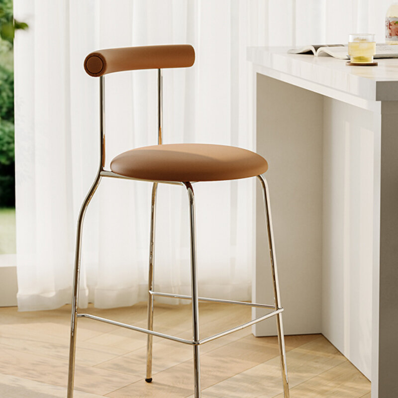 Recepcja luksusowe krzesła barowe Nordic stołek warsztat Kitche ergonomiczne krzesła barowe lada do gier Sillas Cadeira meble kawiarniane