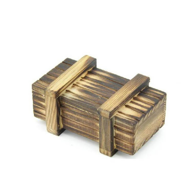 Wooden Small Educational Puzzle Puzzles Box Special Unique Creative Gift Box Brainteaser Hidden Compartment Box For Adults