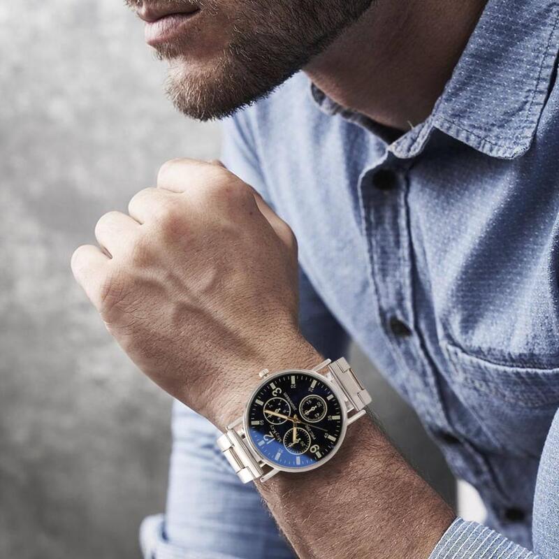 Watches Men 2024 Top Brand Luxury Casual Leather Quartz Men Watch Man Business Clock Male Sport Waterproof Date Chronograph