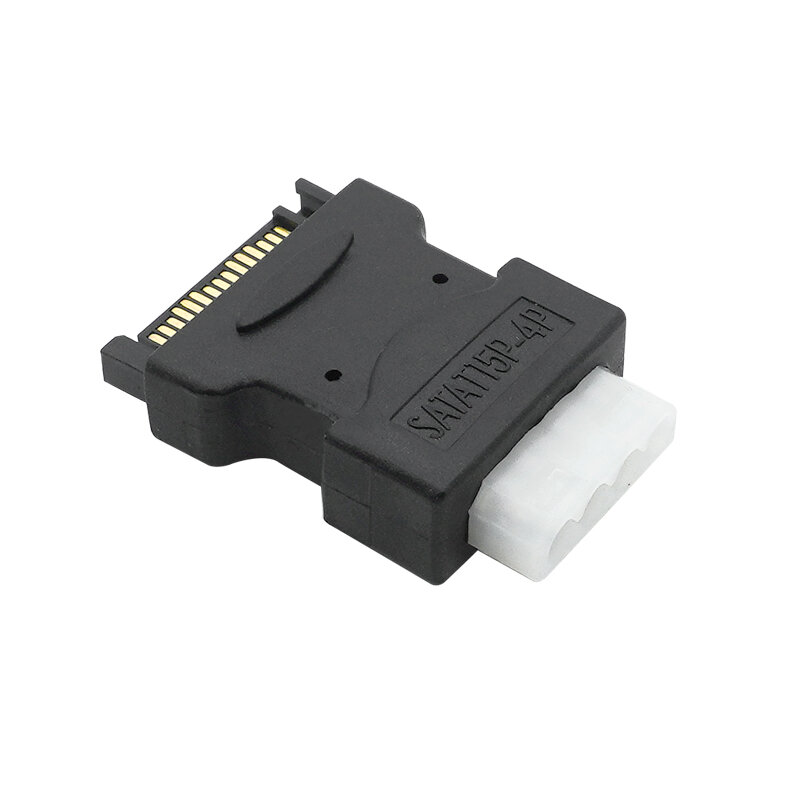 Адаптер питания для жесткого диска, 15 pin SATA Male к 4 Pin Molex PC IDE Female