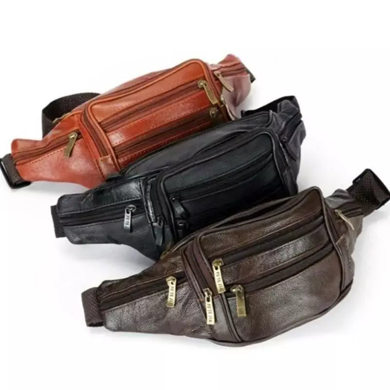 1pc Waist Pack Men's Casual Bag Travel Purse Waterproof Belt Zipper Tactical Outdoor Sport Fanny Multifunction Phone Pocket