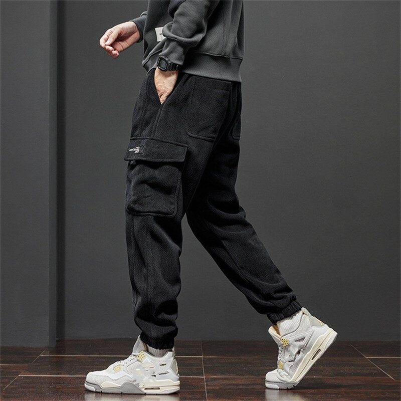 Fashion Fleece Warm Sweatpants Baggy Thick Joggers Trousers Female Sporting Clothing Autumn Winter Women Casual Sports Pants