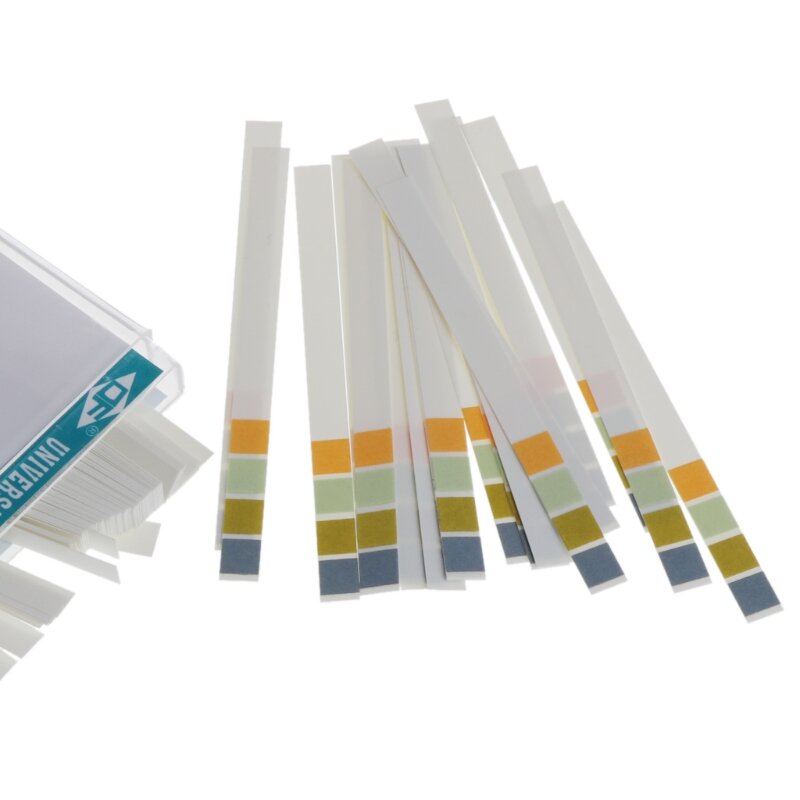 100 tiras 0-14 PH papel indicador ácido alcalino agua Saliva prueba con tornasol Envío Directo