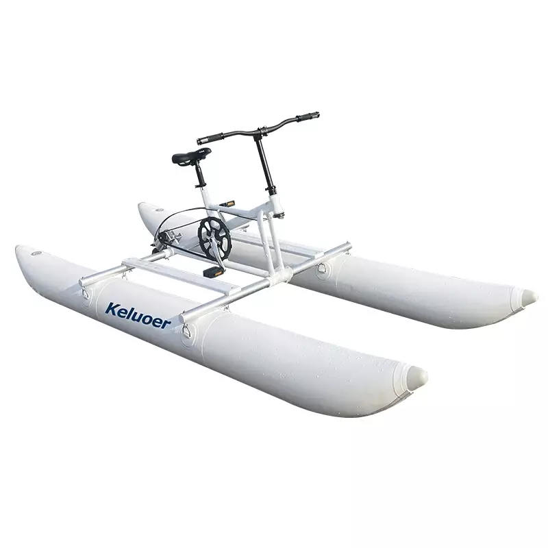 Fitness na świeżym powietrzu przygodowy oceaniczny rower wodny sportowy przenośny nadmuchiwany rower z pływakiem wodnym