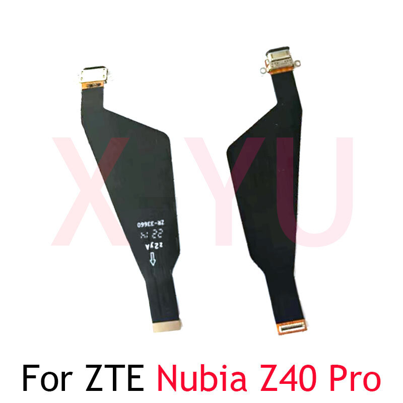 สำหรับ ZTE Nubia Z30 Z40 Pro ที่ชาร์จ USB พอร์ตแจ็คตัวเชื่อมต่อแท่นชาร์จบอร์ดสายเฟล็กซ์
