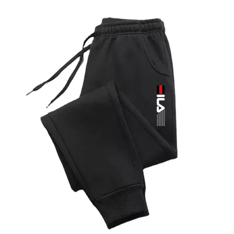 2024 Fitness Workout Brand Track Pants Autumn Winter Male Cotton Sportswear Trousers Joggers Sweatpants Men Casual Skinny Pants