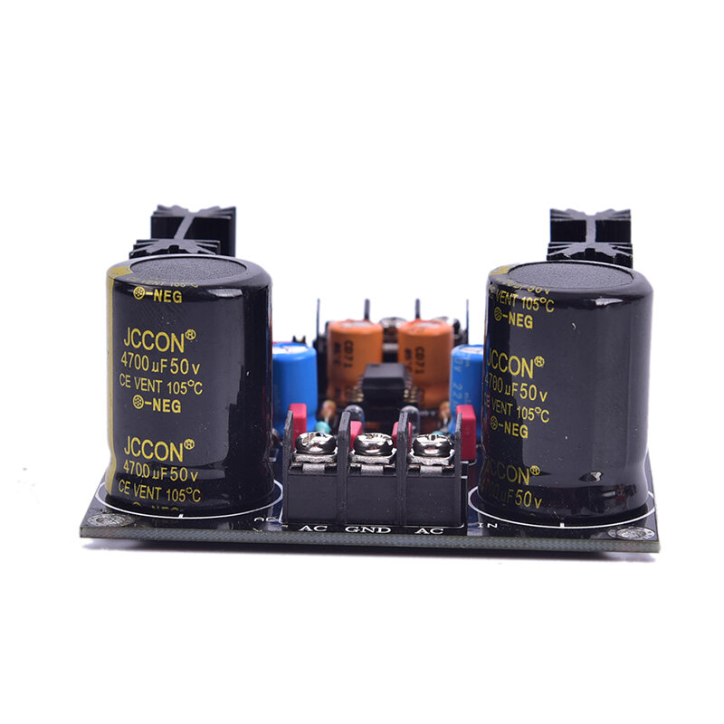 Placa de fuente de alimentación de filtro de rectificación de Servo LM317 LM337, módulo de CA a CC
