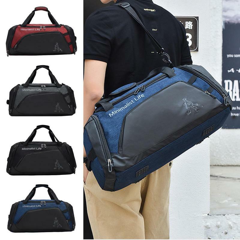 Duffle Bag Sports Wear-resistant Sports Duffel Bag Travel Women Gym Bag With Anti-Wear Bottom Pad Gift for Family Friends
