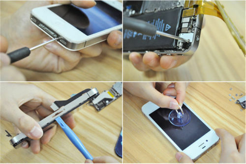Ein Set langlebiges universelles hochwertiges mobiles Reparatur öffnungs werkzeug Kit Set Schrauben dreher für iPhone 4/4s/5 großartiges Werkzeug