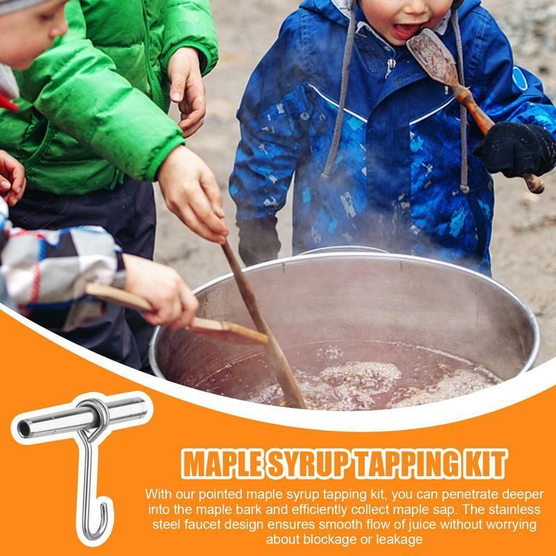 Tree Taps For Syrup Stainless Steel Efficient Maple Syrup Filter Safe Energy-Saving Maple Syrup Supplies Maple Syrup Taps For