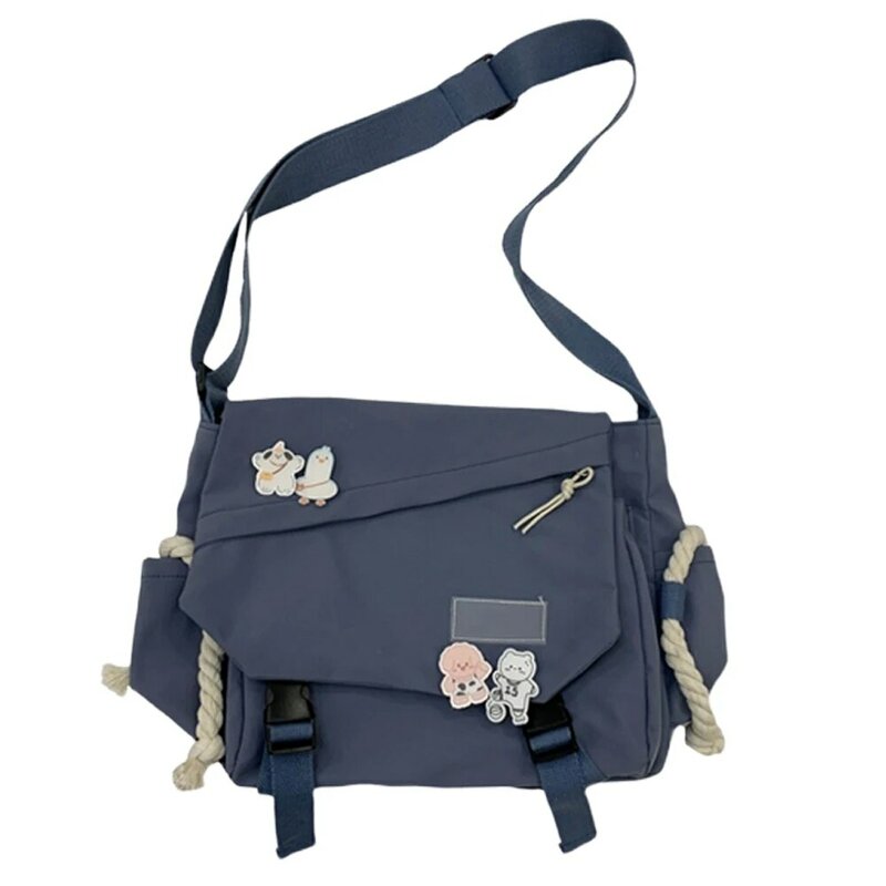 Borse in Nylon borsa a tracolla borse a tracolla di grande capacità per borse da scuola per studenti borsa a tracolla per adolescenti
