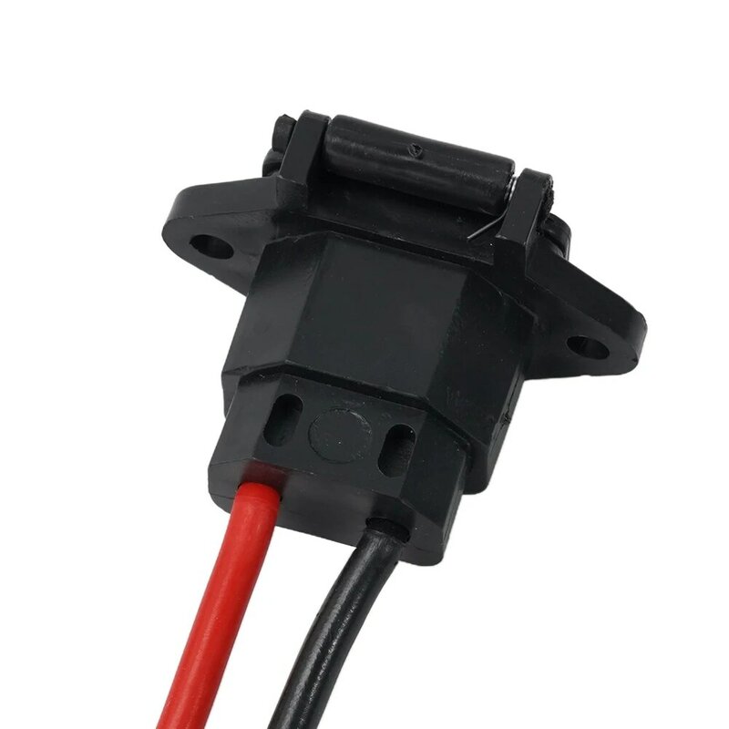 Practical Brand New Motorcycle Socket Charger Electrical For 48V 36V Motorcycle Parts With Cable 1pcs ABS + Copper