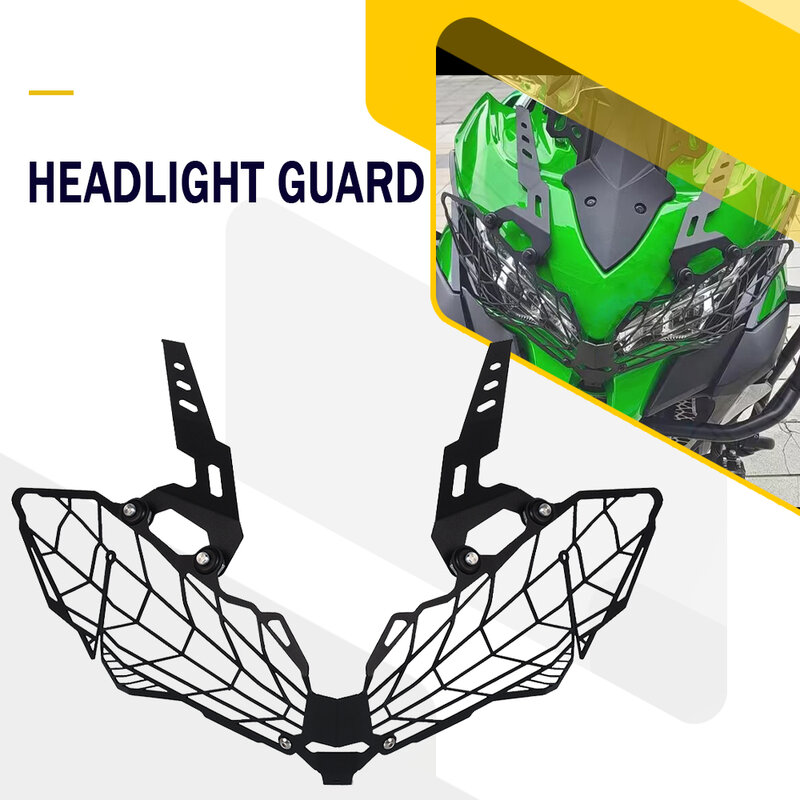 Motorcycle Headlight Guard Grille Cover Headlight Protector For Kawasaki Versys 1000 VERSYS1000 2019 2020 2021 2022 2023