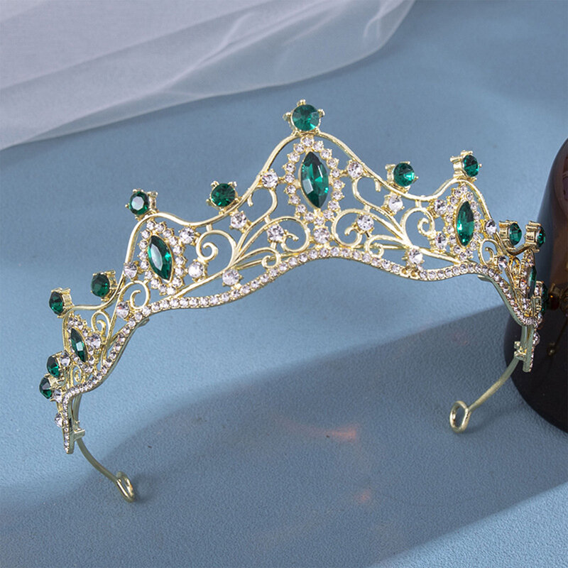 Antiderrapante Rhinestone Princesa Noiva Coroa, resistente ao desgaste Headwear, Lady Headdress para Banquete de Baile de Máscaras, Cosplay