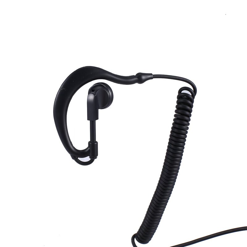 Crochet d'oreille souple en forme de G, pour Motorola Icom, émetteur-récepteur Radio, talkie-walkie, barre d'oreille, 3.5mm
