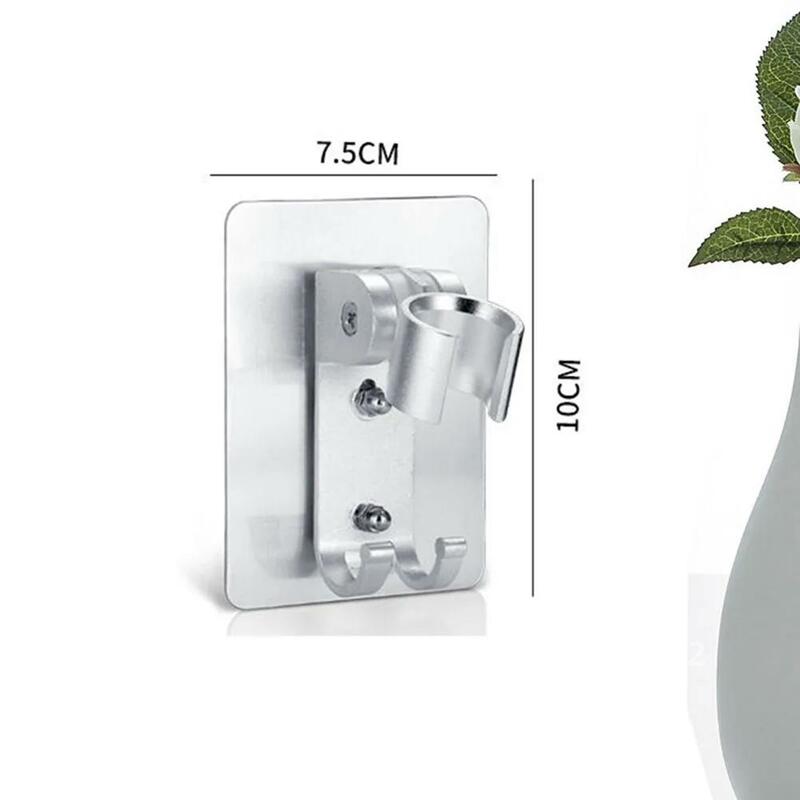 Verstellbarer Dusch kopf halter aus Aluminium Wand montage Punsch Freihand Dusch kopf Halterung Rack Bad zubehör