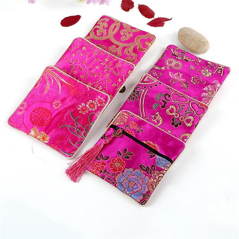 Traditional Coin Purses Storage Bag Super Soft Wear Resistant Fabric Coin Bag All-Purpose Money Bags Jewelry Storage Pouch