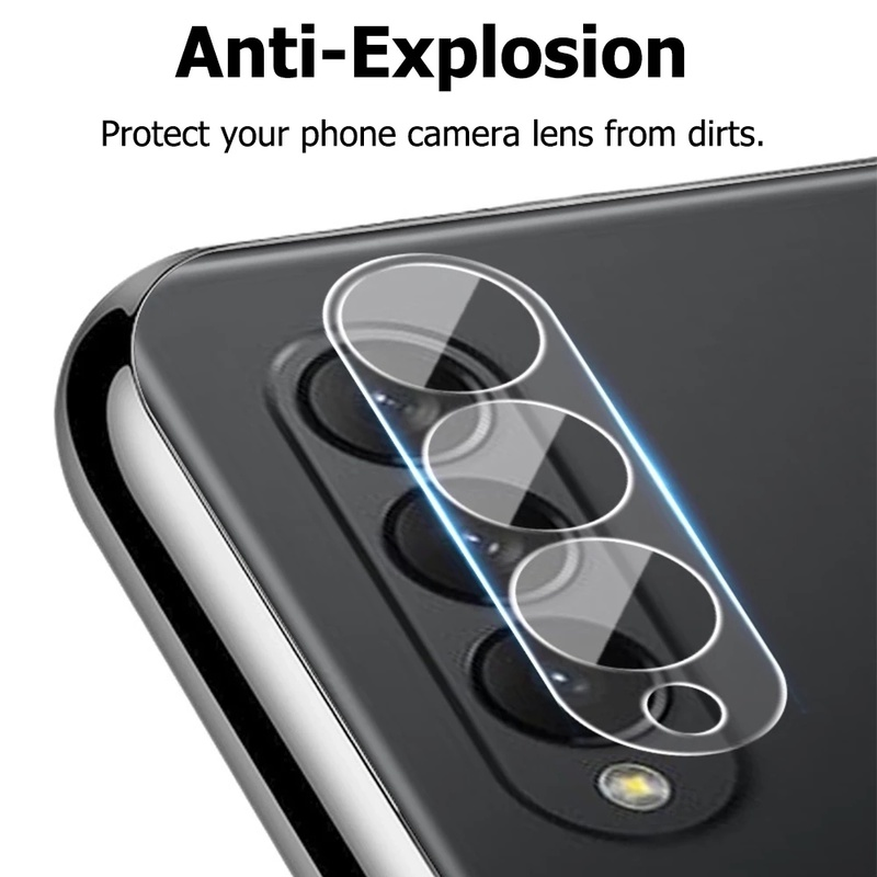 3-1 szt. Osłona na obiektyw ze szkła hartowanego do samsunga Galaxy Z składana 4 Z klapką 4 Z klapką na ekran do telefonu Z klapką 4 Z klapką 4