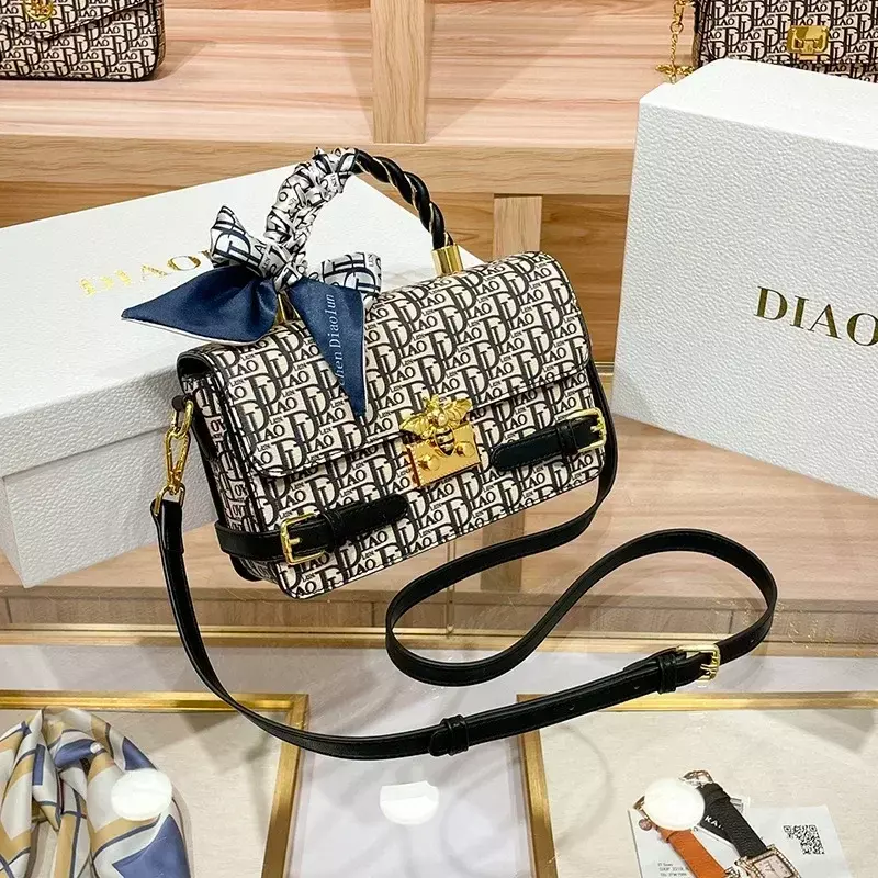 Famose borse quadrate con ricamo di marca di lusso di design borse e borse da donna di alta qualità borse a tracolla Casual primaverili