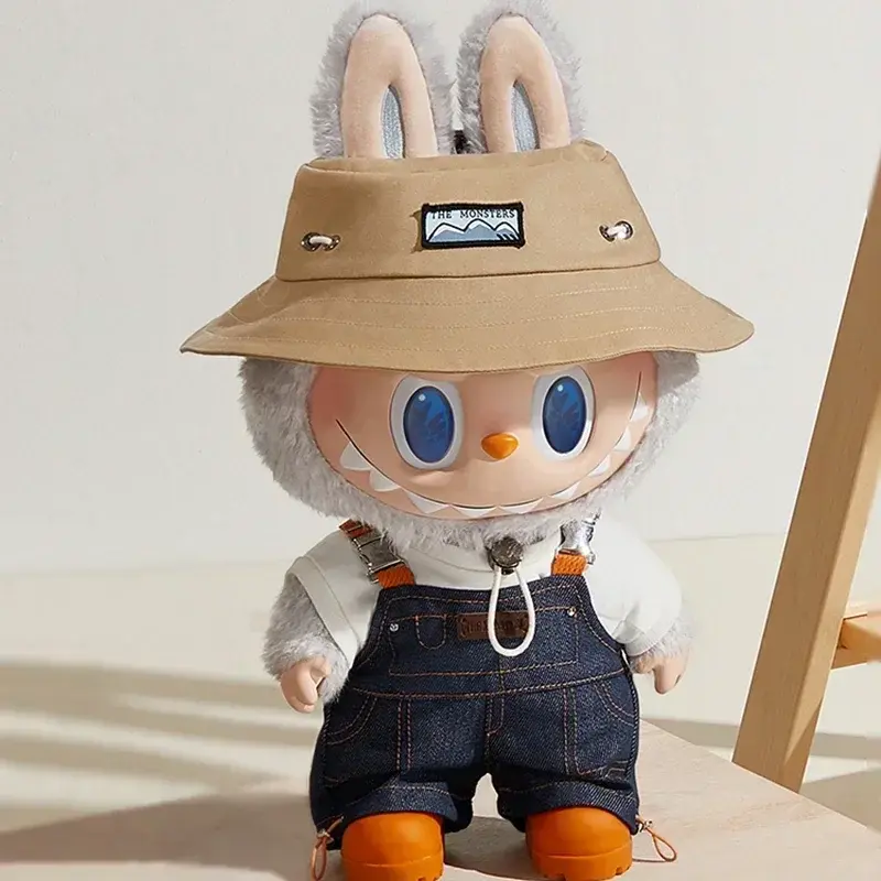 Anime Figure Genuine Labubu The Monsters Spring Wild Home Vinyl Cute Plush Doll Pendant Cartoon Decor Kids Birthday Surprise To