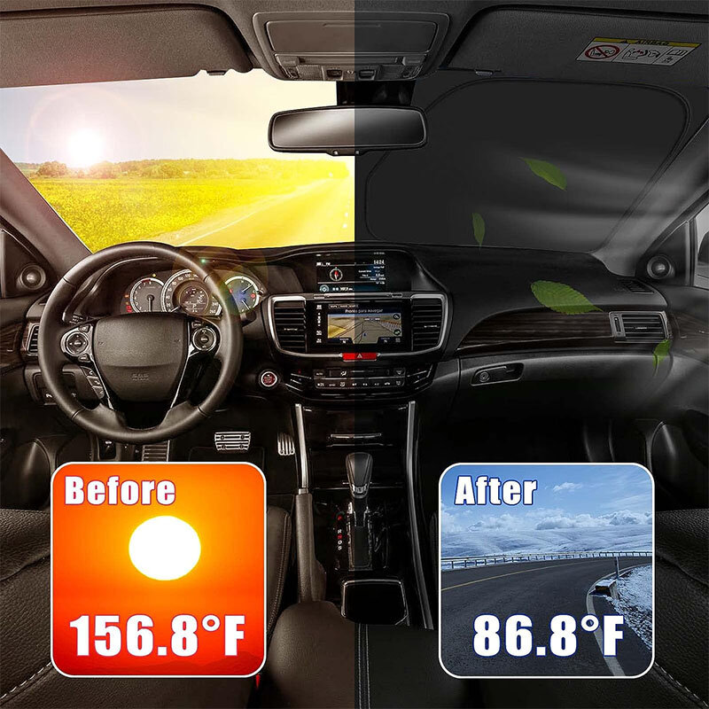 Cubierta de protección de ventana delantera plegable, Protector reflectante de visera solar, bloque de calor, mantiene el refrigerador del coche, accesorios para Honda CR-V 17-22