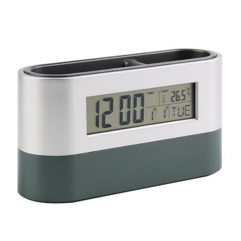 Multifunctional Home Office Digital Snooze Alarm Clock Pen Holder Calendar temperature Display  Good Quality