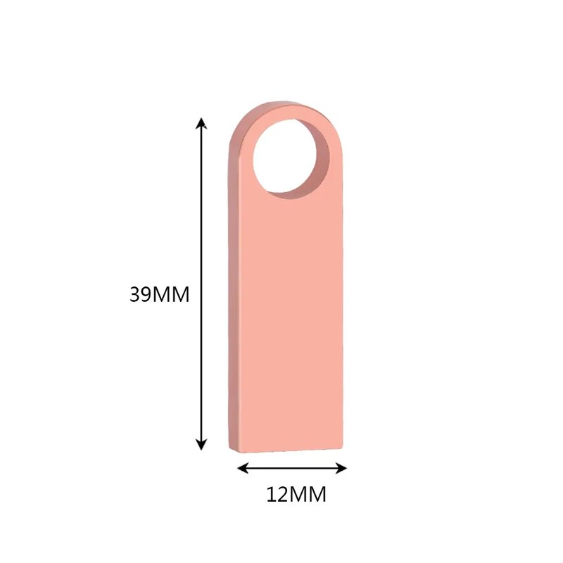 แฟลชไดร์ฟ USB โลหะขนาดเล็ก16GB 32GB ส่วนบุคคล PEN Drive 64GB 128G ที่เก็บข้อมูล USB Stick U Disk ของขวัญโลโก้ที่กำหนดเอง