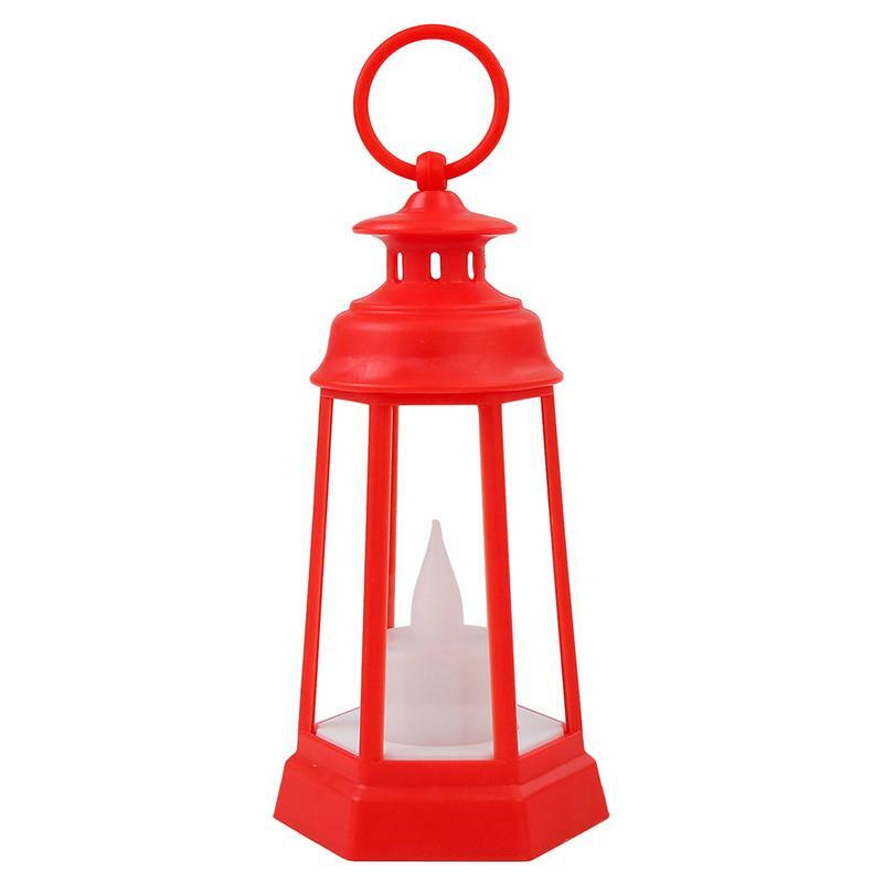 Lanterne porte-bougie sans flamme, lanternes à vent LED, lanternes à bougie chaudes, ornement de décoration intérieure, bougie à main rétro