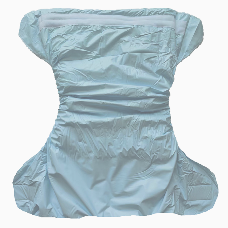LangKee Haian-Couche-culotte en PVC pour adulte, document bleu ciel