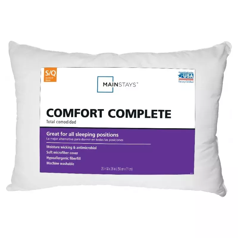 Mainbed-travesseiro conforto completo, padrão/rainha, 2 pack