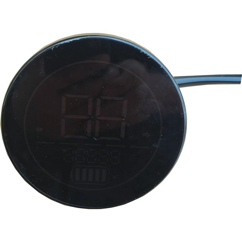 Indicador LED para salpicadero de bicicleta eléctrica, indicador de batería de plomo-ácido, 48V, 60V, 72V