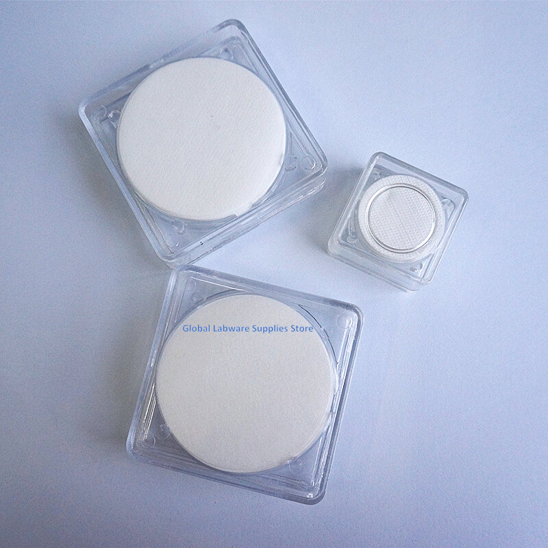 Membrana microporosa de filtração PTFE, Filtro de filtração de laboratório, Lab Dia, 13mm-150mm, 50 peças por lote