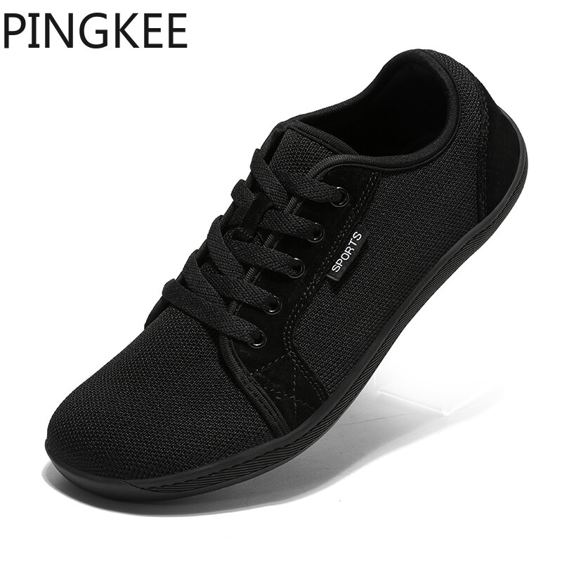 PINGKEY-أحذية رياضية للرجال بمقدمة عريضة ، أحذية حافي القدمين للجنسين ، حذاء بدون صندوق ، قدم مريح ، للجنسين ، عرض