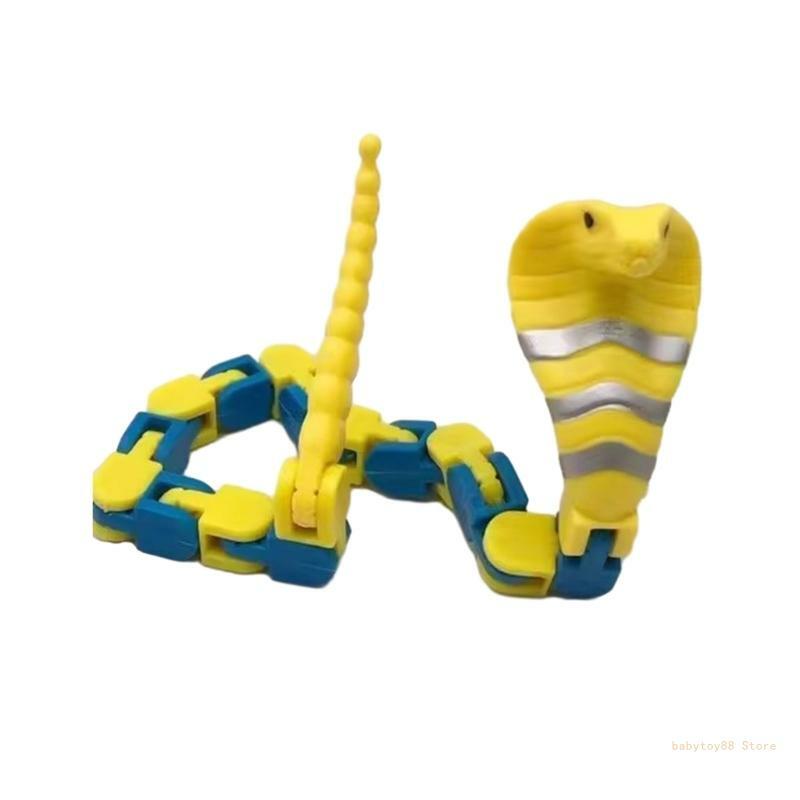 Y4UD Hand Spinner Toy Flexible Fidgets Sensory Gyro Free Change Shape Children Fidgets