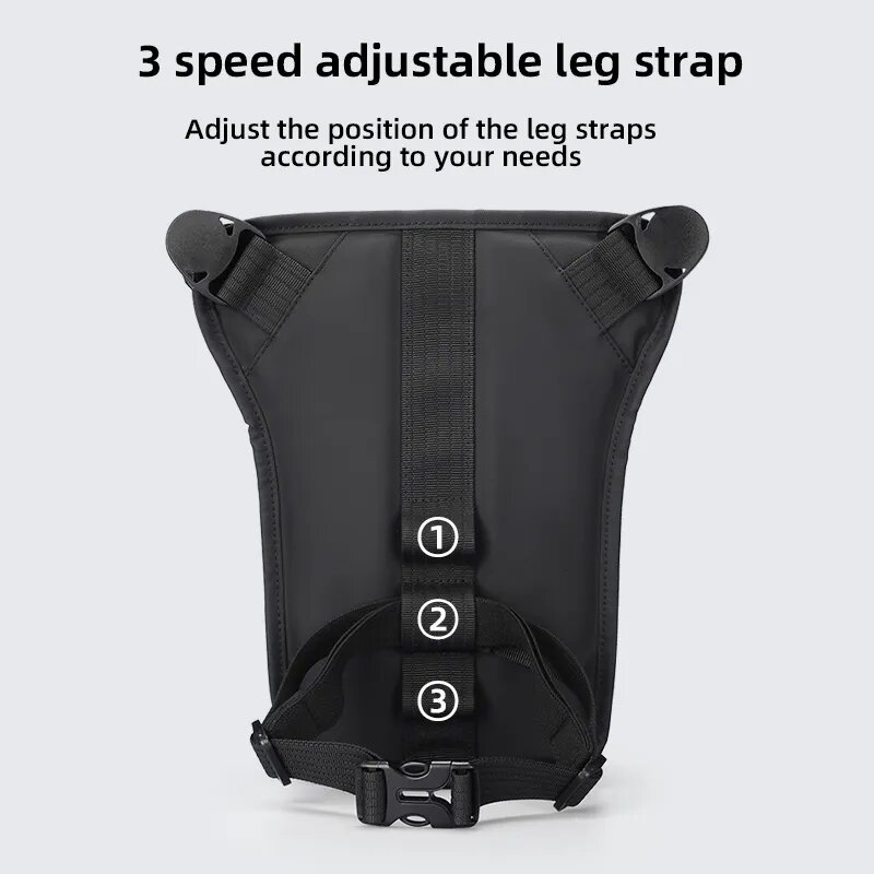 Mark Ryden-Bolsa de pierna impermeable para motocicleta, riñonera informal para exteriores, guantes, equipaje, cinturón de cadera