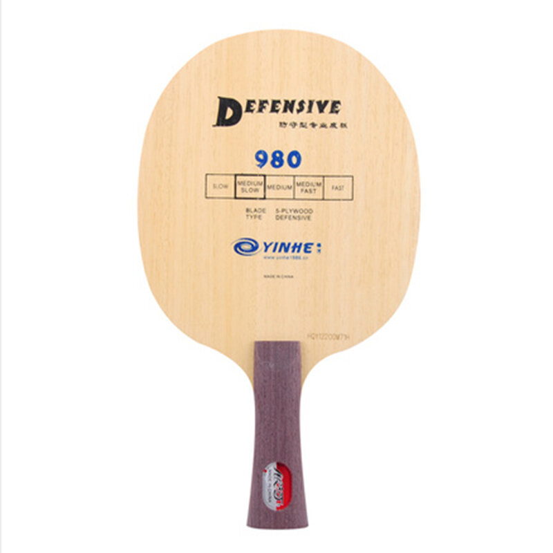 Via láctea-lâmina do tênis de mesa yinhe 980, raquete, raquete para cortar defensivo, esportes pingpong