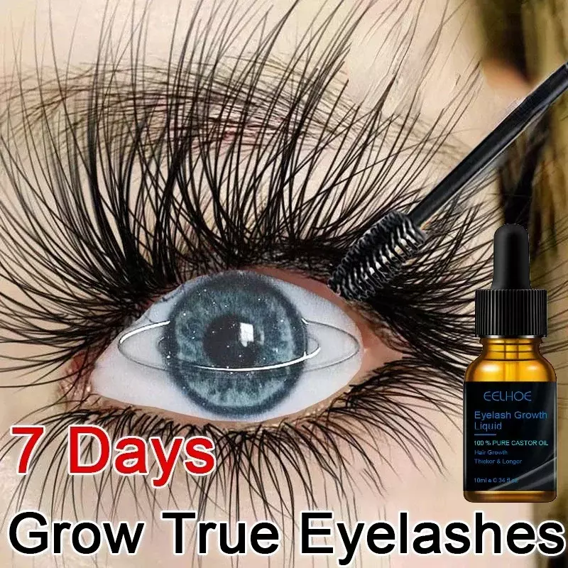 7 Days Fast Eyelash Growth Serum Natural Eyelashes Enhancer Longer Thicker Eyebrows Lift Eye Care Fuller Lashes Products