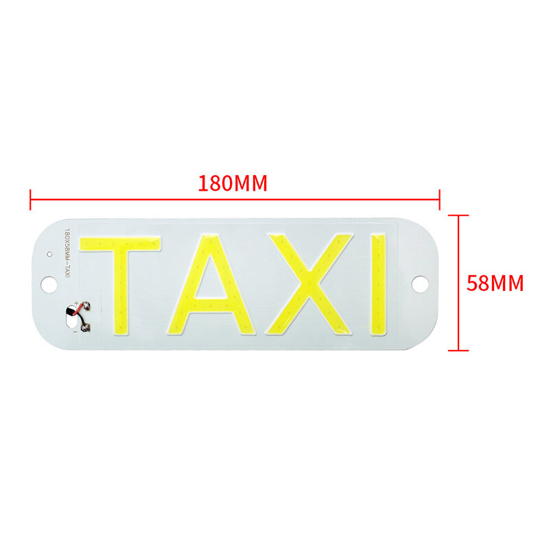 Światło taksówki znak LED energooszczędna lampa o długiej żywotności z napisem na przednią szybę na okno samochodu falownik samochodowy dla kierowcy